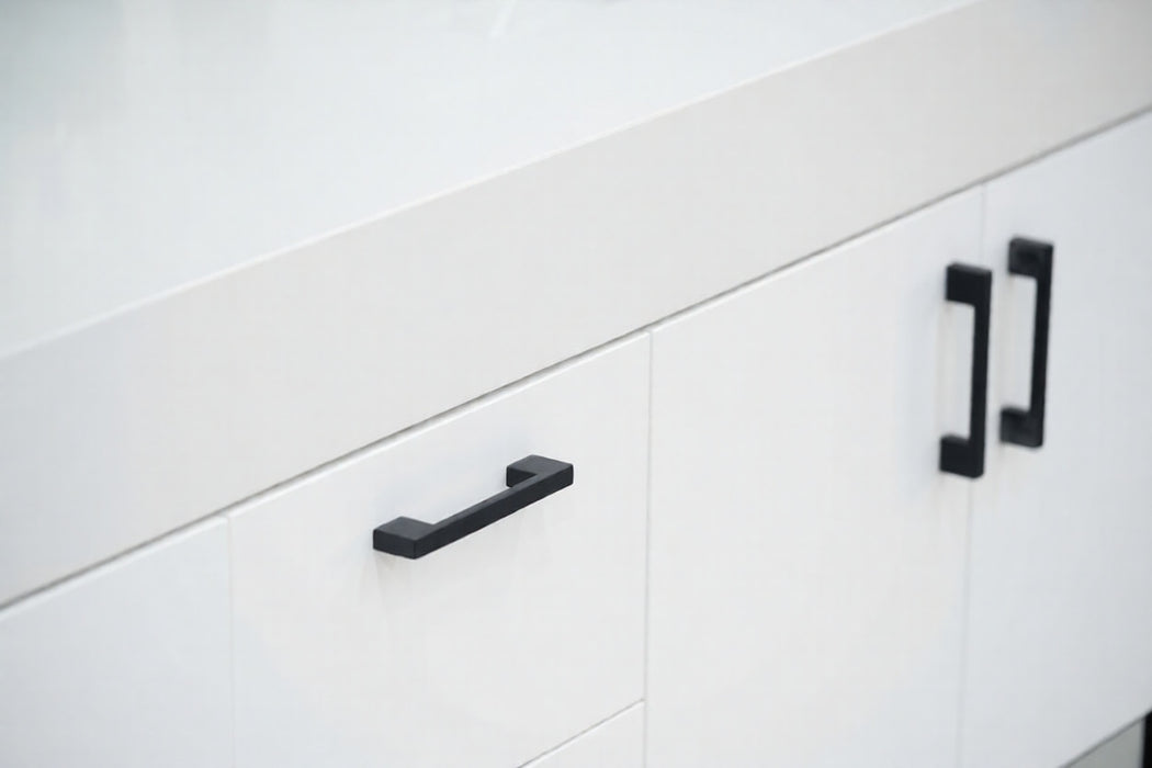 Solana Wood White Bathroom Vanity White 4