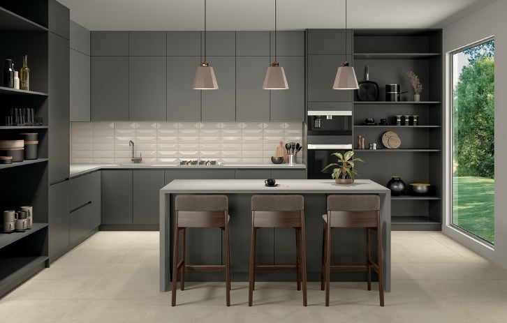 Chord Porcelain Sonata White CH20 Tile Textured 2