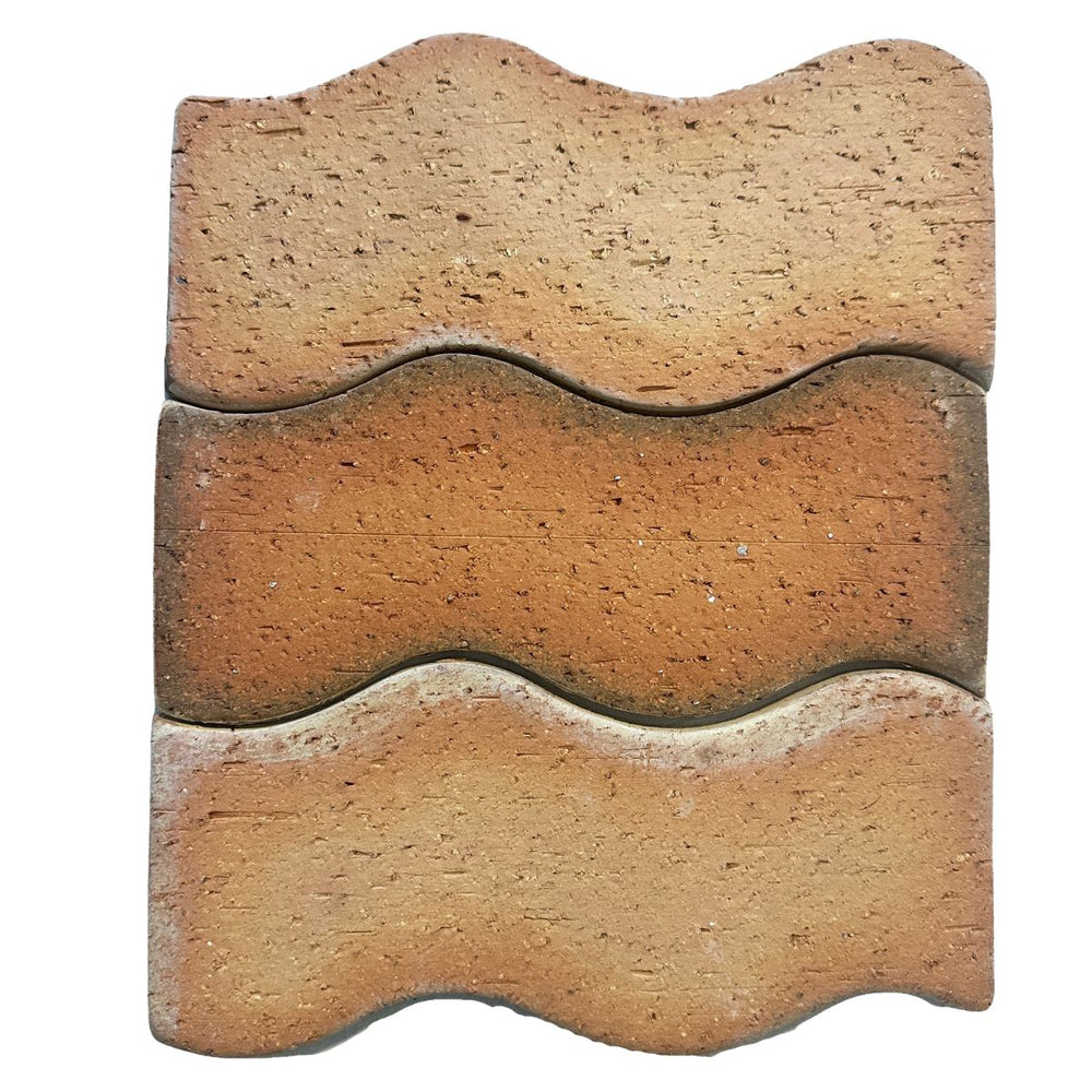 Sonora (Waves) Textured Clay Veneer - 3.54" x 9.44" x 0.31"