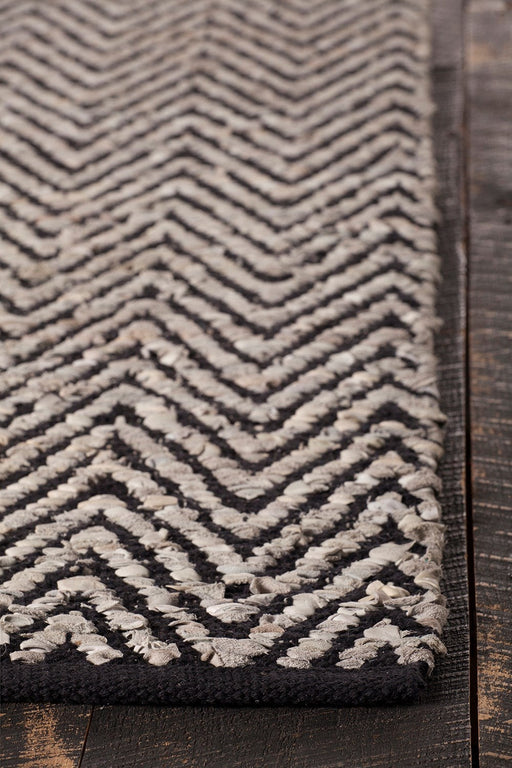 Leather 40200 Area Rug Textured 1