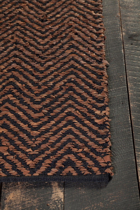 Leather 40201 Area Rug Textured 1