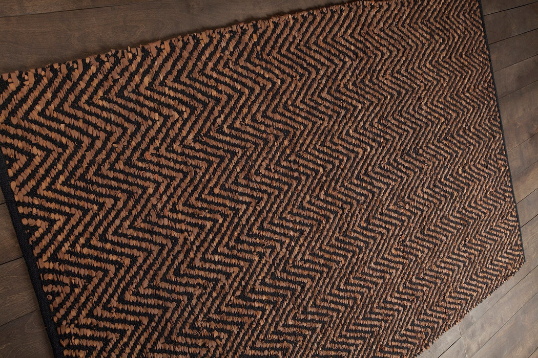 Leather 40201 Area Rug Textured 3