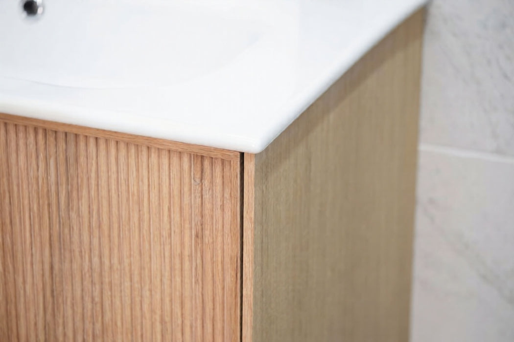 Sorrento Wood Natural Oak Bathroom Vanity Natural Oak 5