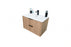 Sorrento Wood Forest Green Bathroom Vanity Forest Green 4