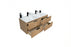 Sorrento Wood Natural Oak Bathroom Vanity Natural Oak 4