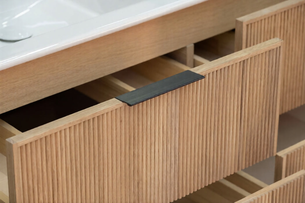 Sorrento Wood Natural Oak Bathroom Vanity Natural Oak 7