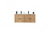 Sorrento Wood Natural Oak Bathroom Vanity Natural Oak 1