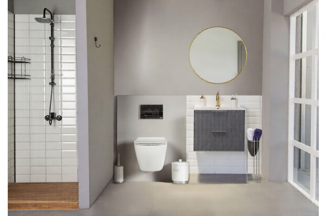 Sorrento Wood Pepper Bathroom Vanity Pepper 2