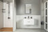 Sorrento Wood White Bathroom Vanity White 2