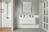 Sorrento Wood White Bathroom Vanity White 2