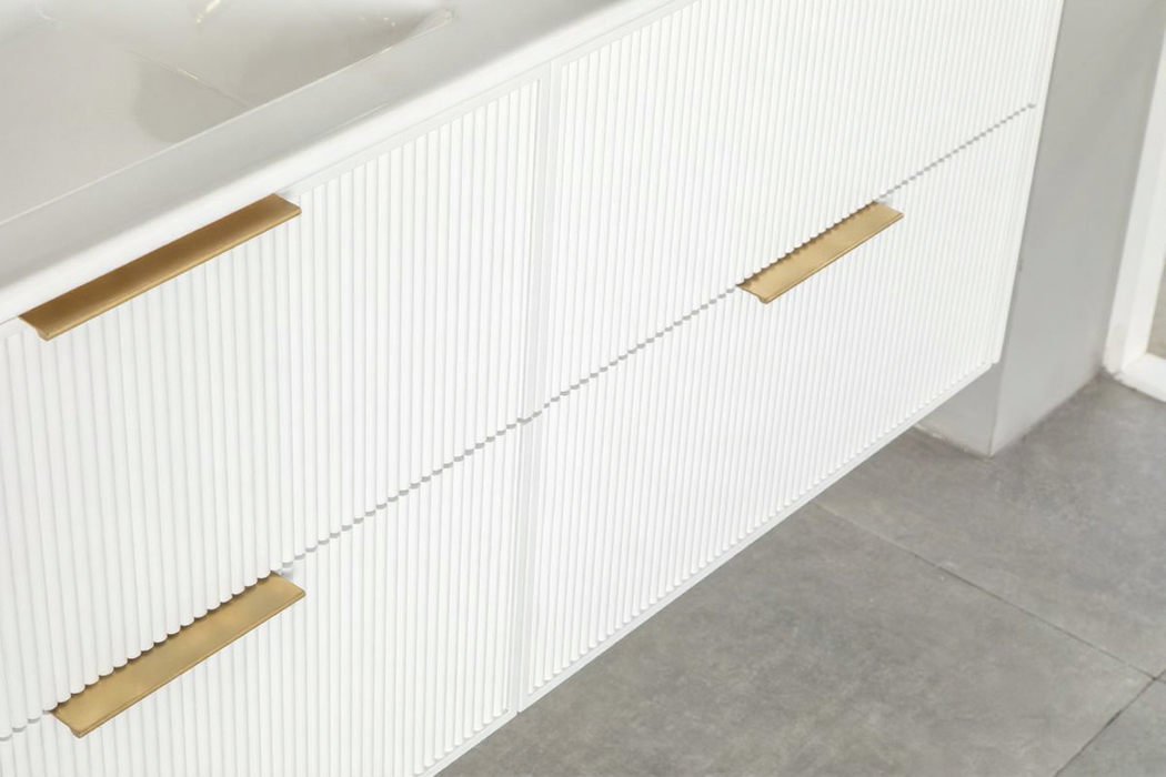 Sorrento Wood White Bathroom Vanity White 6
