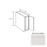 Slim Shaker Style Wood Dove White Base Cabinet Dove White 1
