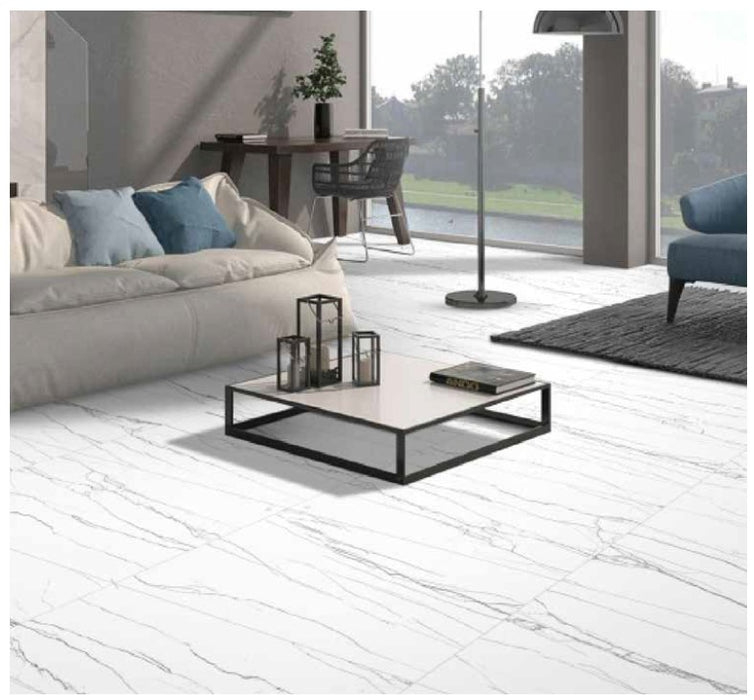 Porceluxe Spider Grey Rocker Porcelain Tile - 24" x 48" Honed