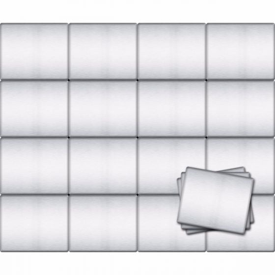 Stainless Steel Subway Half Tile 2