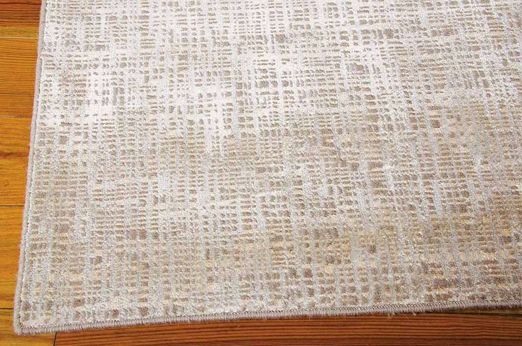 Starlight Opal STA02 Wool Blend Contemporary Area Rug - 8 Ft Runner