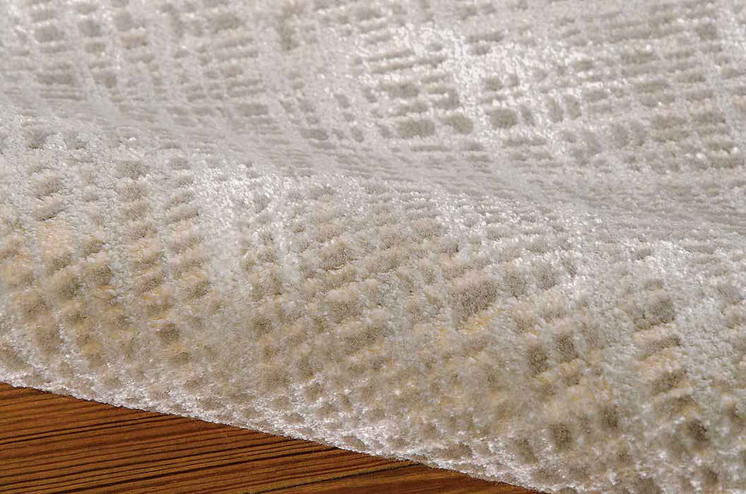 Starlight Opal STA02 Wool Blend Contemporary Area Rug - 8 Ft Runner