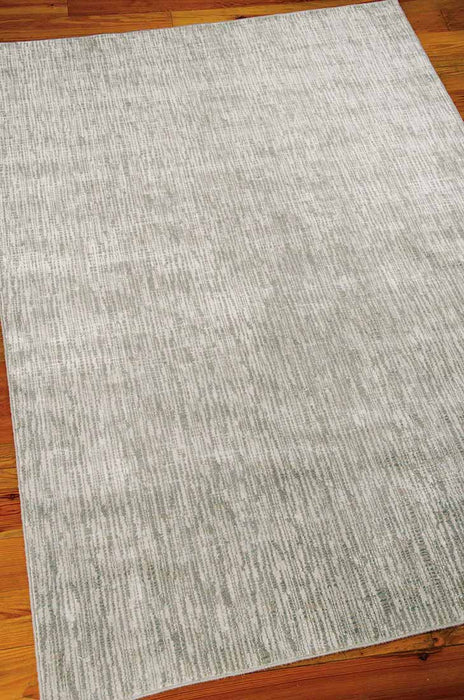 Starlight Pewter STA02 Wool Blend Contemporary Area Rug - 5 Ft x 7 Ft