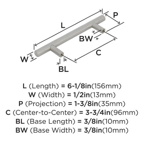 Bar Pulls Stainless Steel Stainless Steel Cabinet Pull 22