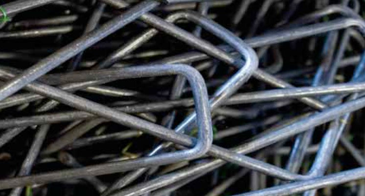 Galvanized Metal Landscape Cable Staple - 5" - View 2