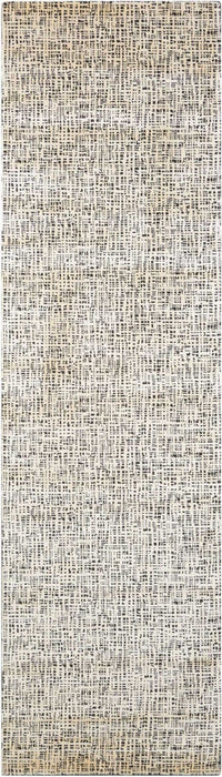Starlight Midnight STA02 Wool Blend Contemporary Area Rug - 8 Ft Runner