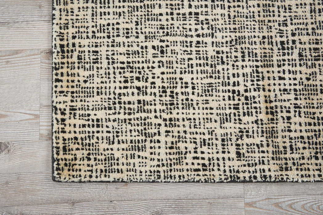 Starlight Midnight STA02 Wool Blend Contemporary Area Rug - 8 Ft Runner