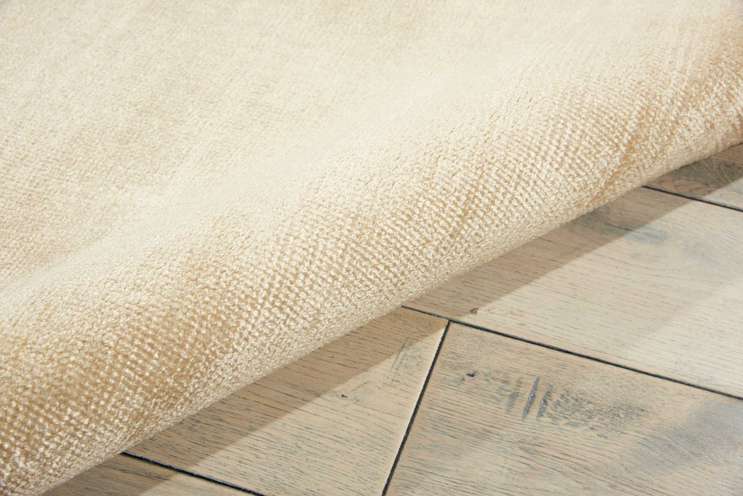 Starlight Oyster STA06 Wool Blend Contemporary Area Rug - 8 Ft Runner