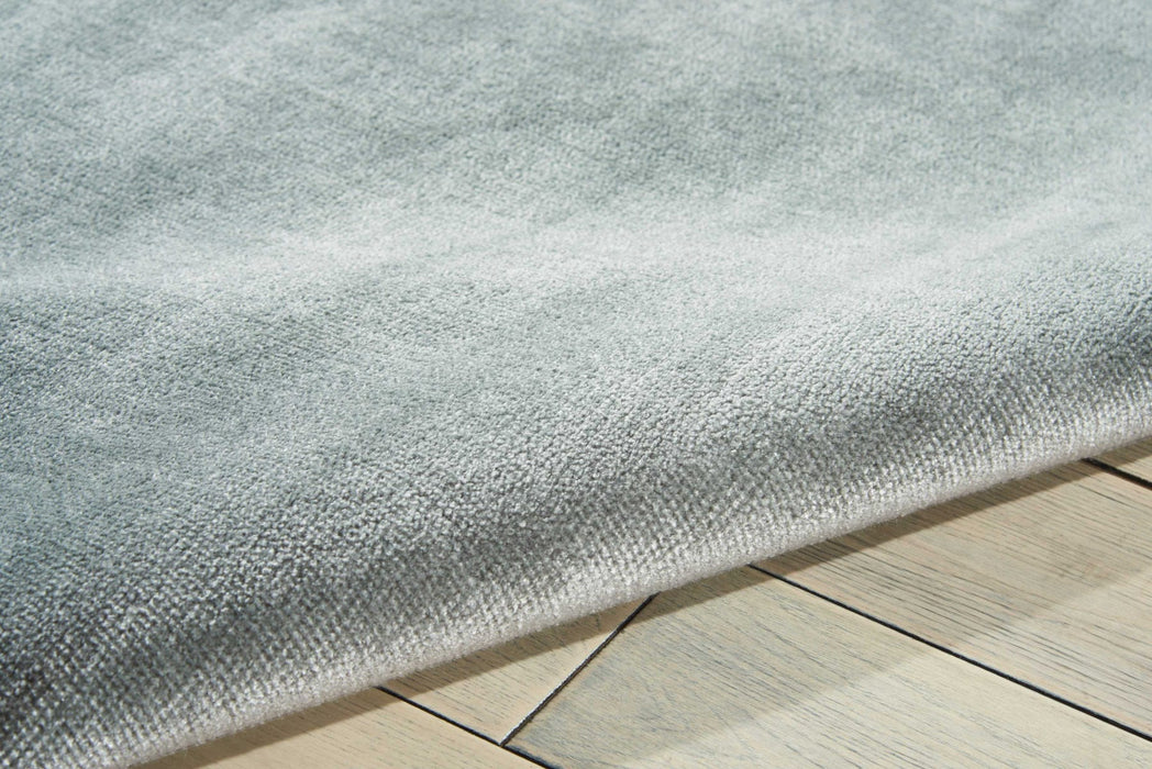 Starlight Pewter STA06 Wool Blend Contemporary Area Rug - 8 Ft Runner