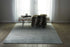 Starlight Pewter STA06 Wool Blend Contemporary Area Rug - 5 Ft x 7 Ft