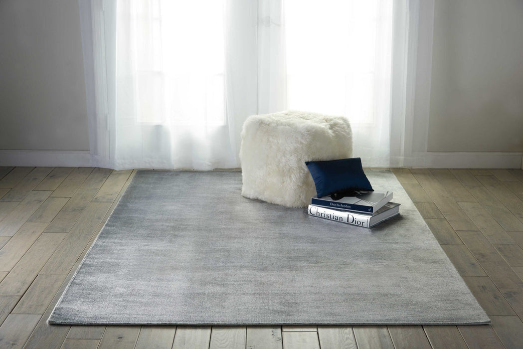 Starlight Sea Mist STA06 Wool Blend Contemporary Area Rug - 8 Ft Runner
