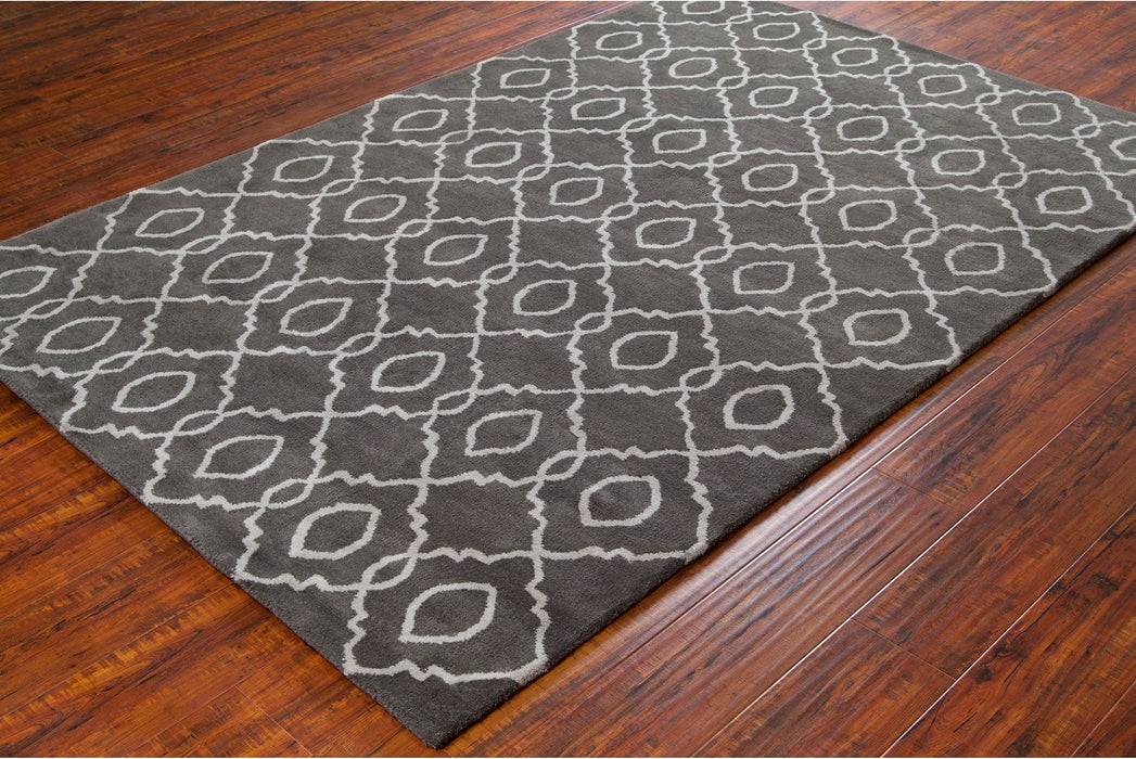 Wool 52124 Area Rug Textured 4
