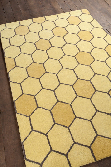 Wool 52133 Area Rug Textured 1
