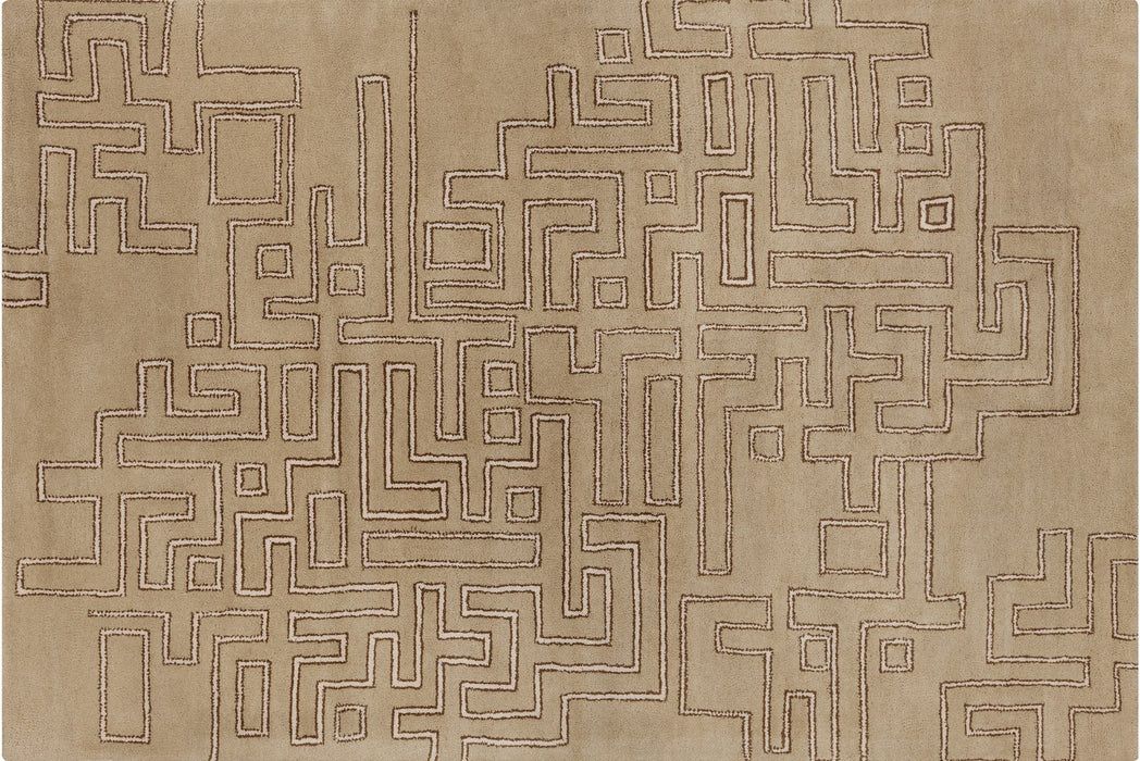 Wool 52213 Area Rug Textured 2