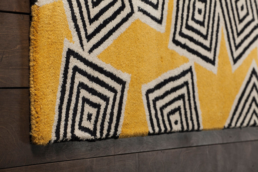 Wool 52215 Area Rug Textured 5