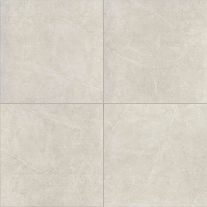 Sterlina II Silver Porcelain Tile - Matte