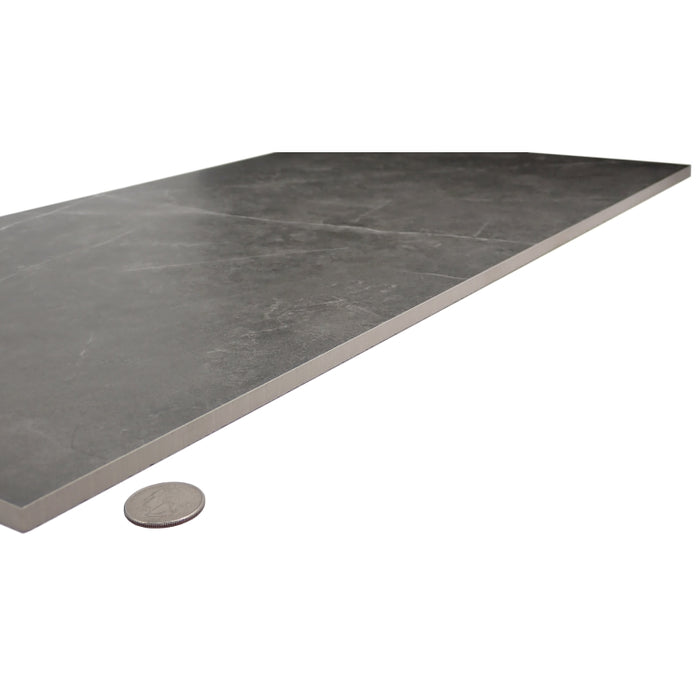 Sterlina II Asphalt Porcelain Tile - Polished