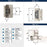 Decorative Hinges Steel Sterling Nickel Cabinet Hinge 2