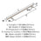 Bar Pulls Carbon Steel Sterling Nickel Cabinet Pull 20