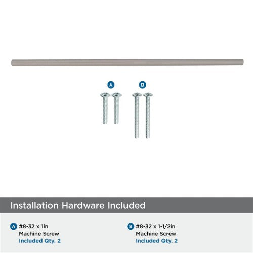 Bar Pulls Carbon Steel Sterling Nickel Cabinet Pull 58