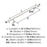 Bar Pulls Carbon Steel Sterling Nickel Cabinet Pull 15