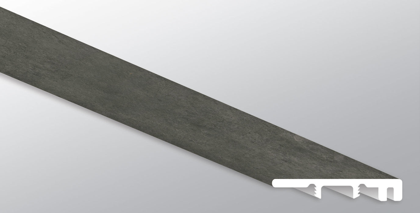 XL Trecento Stormbound Luxury Vinyl Moulding / Trim - 1.5" x 94" End Cap