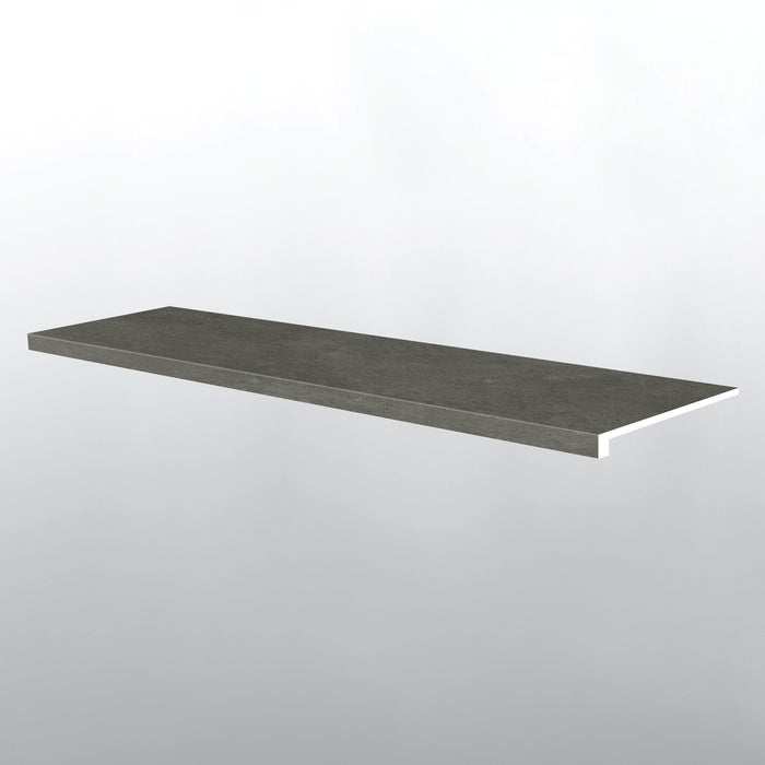 XL Trecento Stormbound Luxury Vinyl Moulding / Trim - 12" x 47.25" Stair Tread Eased Edge