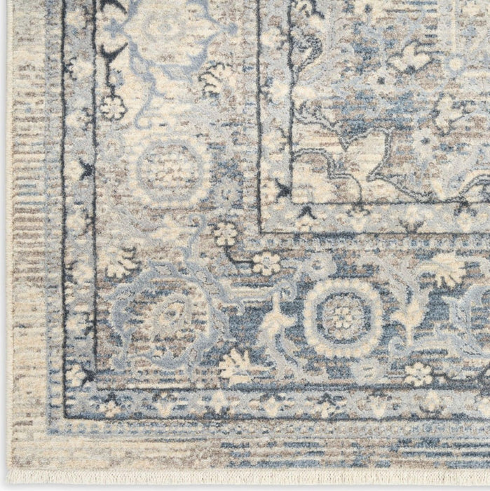 Sultana Ivory Blue Polyester IVBLU