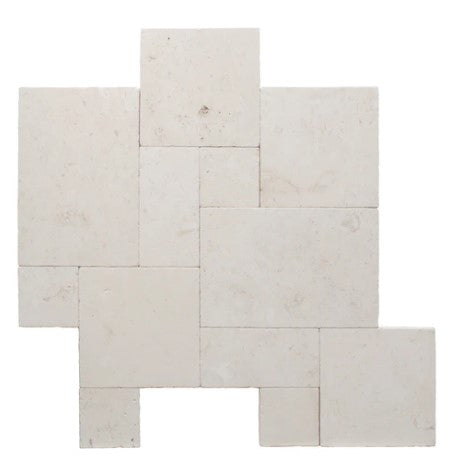 Symra Tumbled Limestone French Paver Versailles Pattern | Lowest Price ...