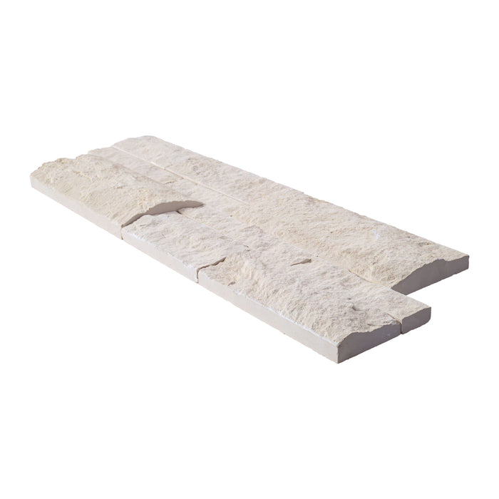 XL Rockmount Stacked Stone Panel Limestone Taja Cream Ledgestone Split Face 1
