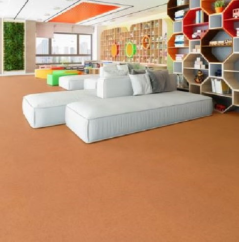 High Performance Vinyl Tangerine Vinyl Tile Enhanced Ceramic Bead with Anti-Graffiti Technology 2