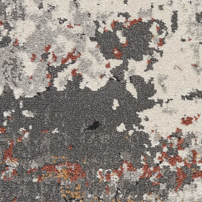 Tangra Polyester Grey Multicolor GRYMT