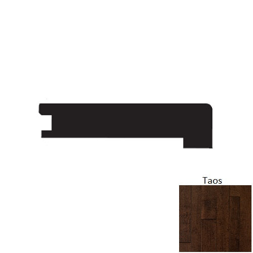 Timeless Collection Wood Taos Flush Square Stair Nose Wire Brushed 1