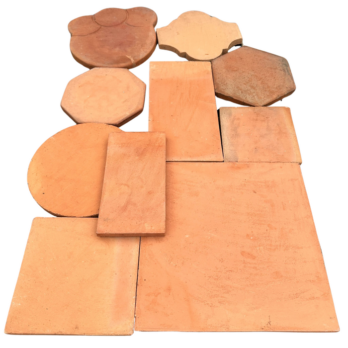 Terracotta Round Matte Clay Paver - 12" x 12" x 2 CM