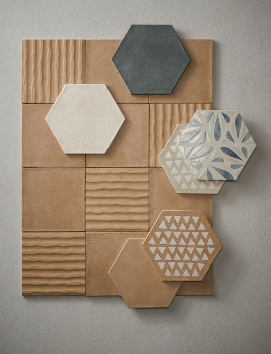 Marca Corona Terracreta Porcelain Dipinto Chamotte Tile Honed 3