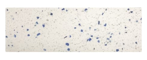 Full Tile Sample - Terrazzo Blue Terrazzo Tile - 24" x 24" x 5/8" Polished